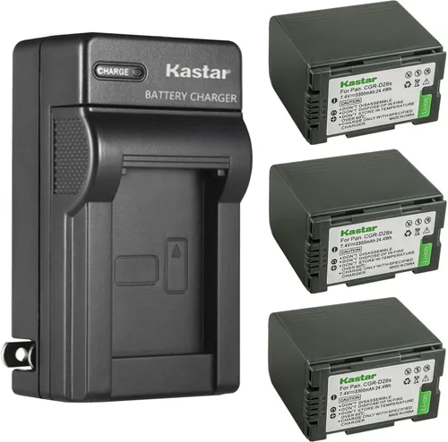 Vista 6 de Kastar CGR-D28 AC - Cargador de batería para Panasonic CGA-D08R, CGA-D08S, CGA-D08SE/1B, CGA-D120, CGA-D120A/1B, CGA-D120E/1B, CGR-D08, CGR-D08A/1B