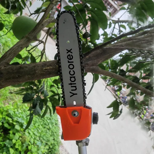 Vista 5 de Combo de barra guía y cadena de 8 pulgadas, accesorios de repuesto para sierra de poste para DEWALT DCPS620M1, DCPS620B, se adapta a RYOBI P436