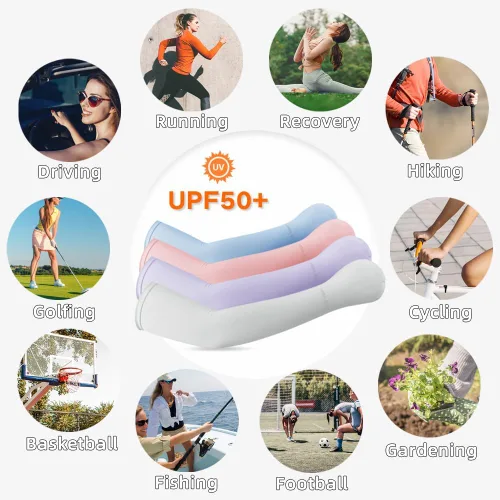 Vista 8 de Cubierta de brazo de manga larga con protección UV para mujer, protección UPF 50+, cubierta de mano de sol de verano para pesca al aire libre