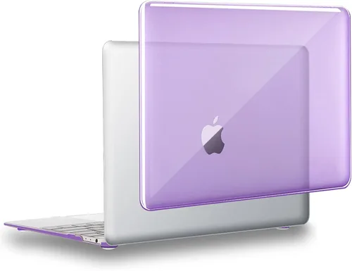 Vista 13 de UESWILL Compatible con carcasa rígida transparente brillante para MacBook Air de 11 pulgadas, modelo A1370 A1465, color negro