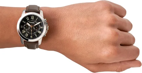 Vista 4 de Fossil Men's Watch, Grant Quartz Stainless Steel Chronograph Watch for Men