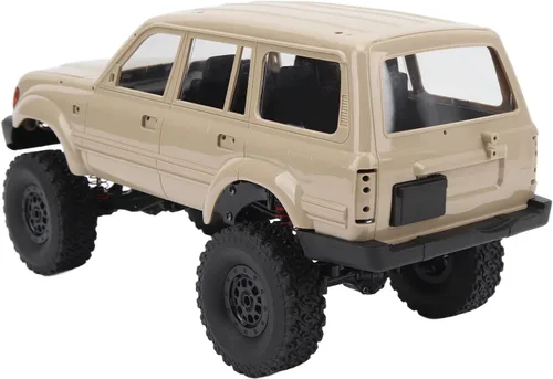 Vista 6 de Naroote RC Crawler, 500mAh 2.4GHz 1/16 Escala Completa Vehículo RC Camión Interior (Caqui)