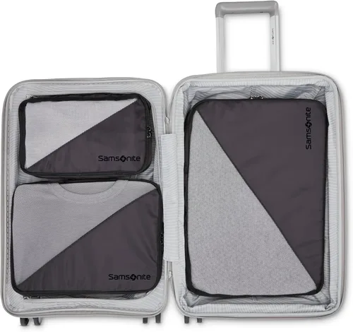 Vista 3 de Samsonite Juego de cubos de compresión de 3 piezas, color negro