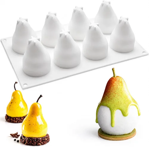 Vista 17 de OCPO KITCHEN Molde de Silicona de Frambuesa 3D para Hornear Pasteles de Mousse, Dulces, Chocolate, Trufas, Postres Franceses, Repostería, Cupcakes