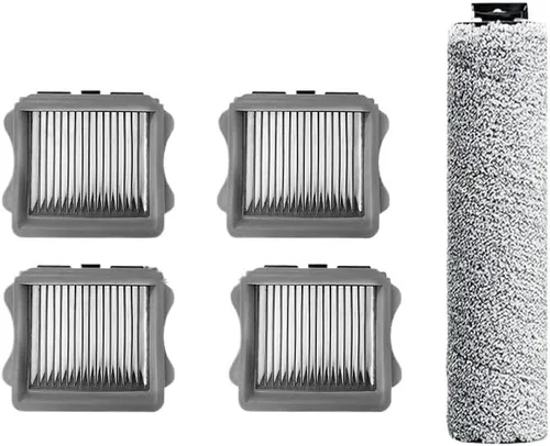 Vista 13 de Compatible with Tineco Floor One S3 iFloor 3 Roller Brush HEPA Filter Set 4