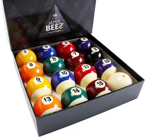 Vista 8 de JAPER BEES Juego de Bolas de Billar Bolas de Piscina Set de Billar