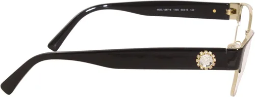 Vista 3 de Versace Lentes VE1267B 1433 de borde completo dorado y negro para mujer marco óptico de 2165in