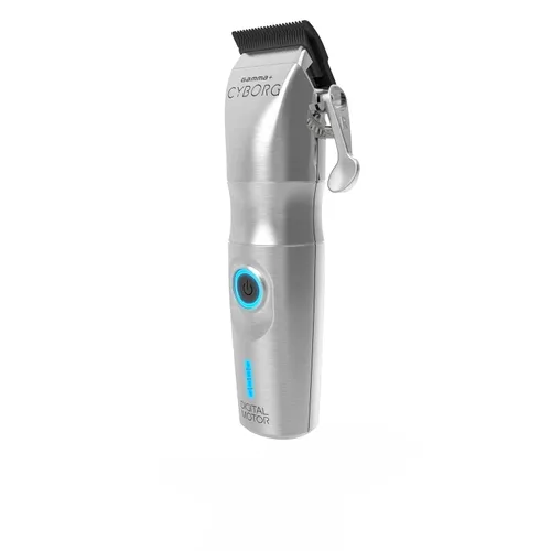 Vista 3 de GAMMA+ Cyborg - Cortadora de pelo ergonómica inalámbrica profesional de metal con motor digital sin escobillas