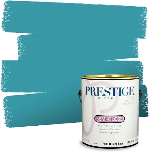 Vista 25 de PRESTIGE Pintura exterior e imprimación en uno, Apalaches, plano, 1 galón