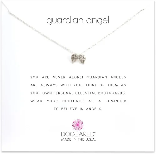 Vista 2 de Dogeared - Collar de ángel de la guarda (16.0in)