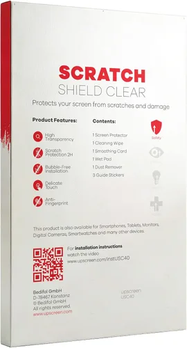 Vista 6 de upscreen Protector de pantalla de protección contra arañazos compatible con Google Pixel 6a - HD transparente, antihuellas