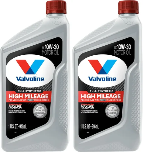 Vista 50 de Valvoline - Aceite de alto millaje 150 K con MaxLife Plus Technology, SAE 5W-20, 1 cuarto de galón
