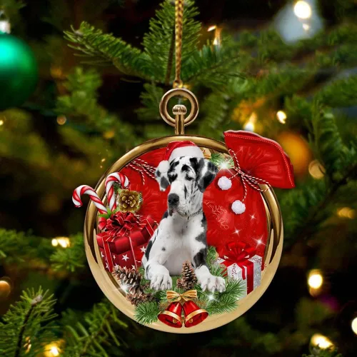 Vista 22 de Nazenti Adorno personalizado de bola de Navidad de pastor australiano – Adorno de perro personalizado para amantes de las mascotas, colgante