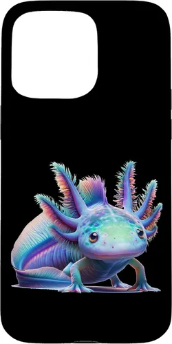 Vista 27 de Carcasa de arte de mundo submarino encantado para iPhone 11 Pro Max con diseño de ajolote mágico