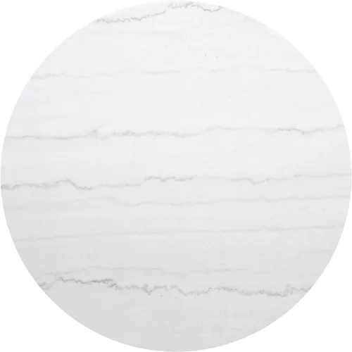 Vista 4 de Coaster Jason 710418 - Mesa de centro redonda de 35 pulgadas, color carbón Blanco/Gris