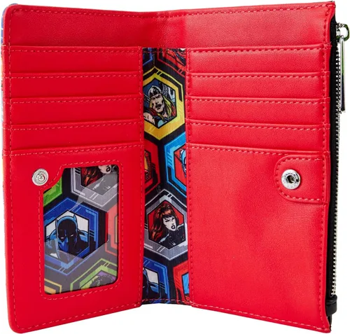 Vista 4 de Loungefly Avengers 60th - Cartera de aniversario que brilla en la oscuridad, exclusiva de Tienda