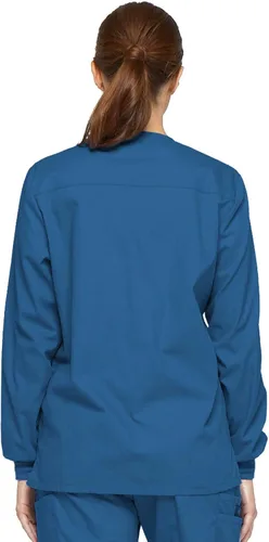 Vista 5 de Dickies - Chaqueta médica de calentamiento frontal para mujer