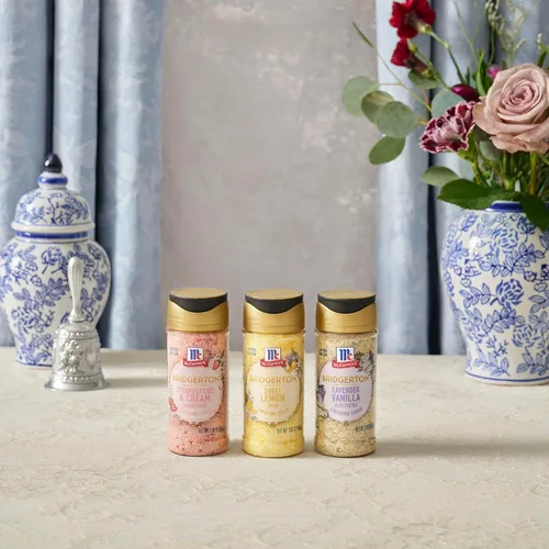 Vista 19 de McCormick Bridgerton - Azúcar de acabado, vainilla de lavanda, edición limitada, notas florales de lavanda, sabor a vainilla suave, para pasteles