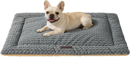Vista 10 de SOMAHE Tapete plano para cama para gatos, forro polar de burbujas suaves Café