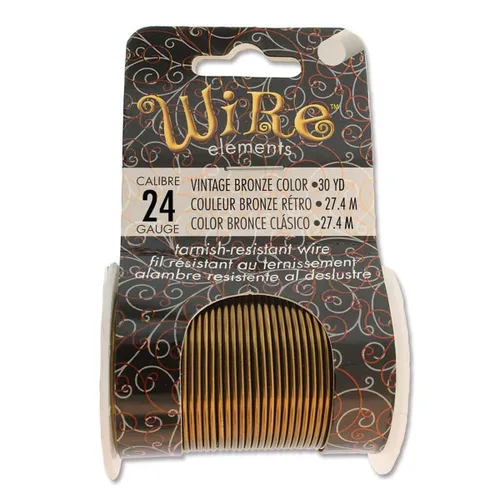 Vista 27 de The Beadsmith Copper Jewelry Wire Latón envejecido