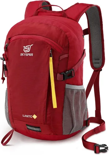 Vista 14 de SKYSPER Mochila pequeña de senderismo, 20L, mochilas de viaje ligeras para senderismo y día a día para mujeres y hombres