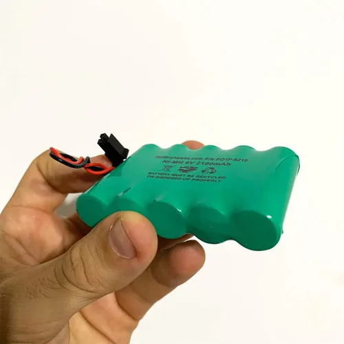 Vista 2 de 600-XTI-BAT Batería 6v 2100mAh Ni-MH XTi-5 Simon 6VDC UTC Interlogix Alarma Panel
