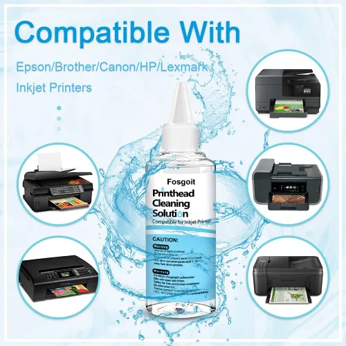 Vista 3 de Kits de limpieza de cabezales de impresión para impresoras de inyección de tinta, kit de limpieza de impresora para impresoras Epson Ecotank, kit