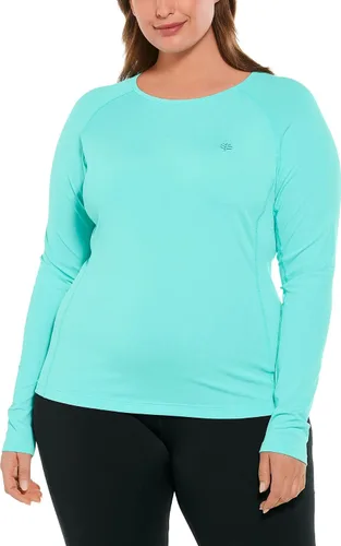 Vista 3 de Coolibar UPF 50+ Hightide - Camiseta de natación de manga larga para mujer, protección solar