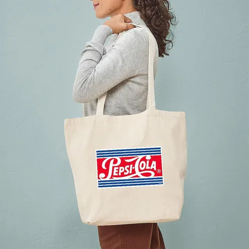 Vista 118 de CafePress Pepsi Tote Bag Bolsa de lona natural, bolsa de compras de tela, Caqui