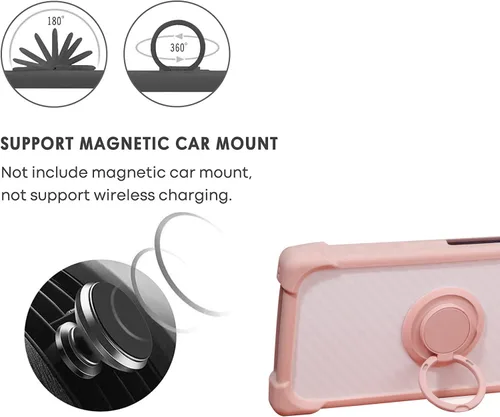 Vista 3 de Funda para Alcatel 1SE Light Case compatible con Alcatel 1SE Light Phone Case PC Backplane + cubierta de silicona suave marco