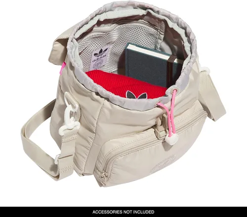Vista 3 de adidas Originals Mini mochila Micro 3.0, Wonder BeigeLucid Pink, Mini mochila Micro 3.0