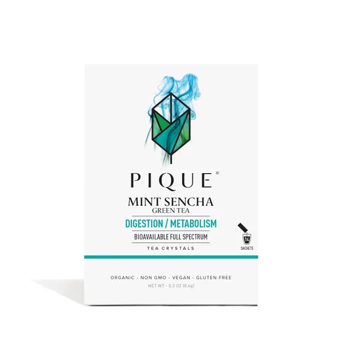 Vista 8 de Pique Cristales de té Sencha orgánico – Apoya la inmunidad y la energía – 14 palitos individuales (paquete de 1)