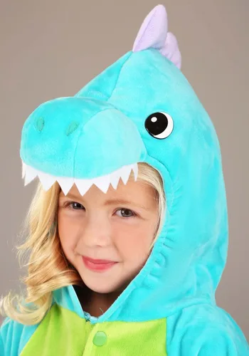 Vista 7 de Disfraz infantil de Cuddlesaur verde azulado