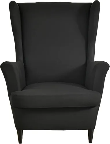 Vista 11 de HZDHCLH Fundas para silla de ala de 2 piezas, fundas de silla de ala de elastano elásticas para sillón del salón, fundas lavables para sofá