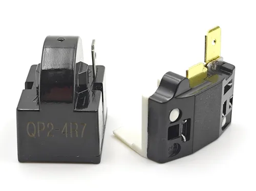 Vista 2 de Relé de arranque del compresor de 4.7 ohmios de 1 pin Kit de sobrecarga PTC compatible con mini refrigeradores, refrigeradores compactos