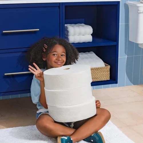 Vista 7 de Charmin Papel higiénico ultra suave, 3 rollos de repuesto Forever Rolls, 2 capas de papel de baño, 3 rollos