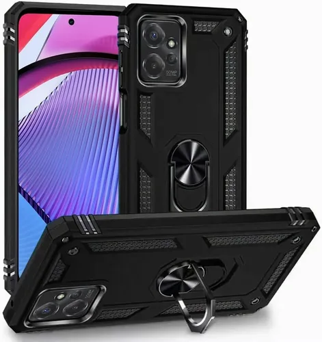 Vista 4 de Para Motorola Moto G Power 5G (2023) - Funda transparente a prueba de golpes - ACT Black