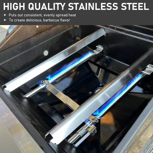 Vista 5 de Uniflasy Piezas de parrilla para Charbroil Performance 2 quemadores 463630021 463655021 463655421 463655621, para Charbroil 4 quemadores 463365021