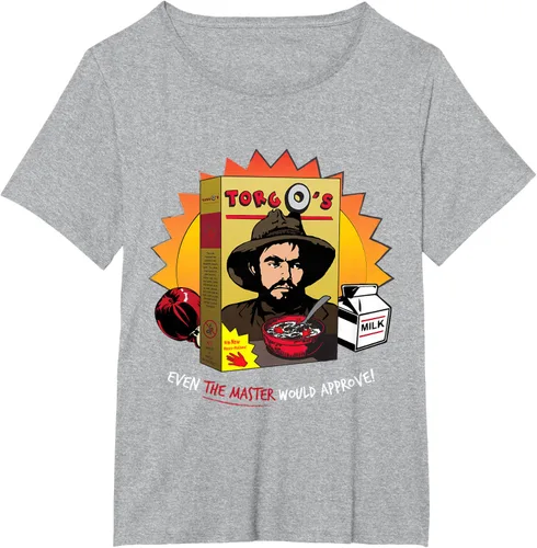 Vista 45 de Torgo Camiseta de película de culto de cereales, Negro, S
