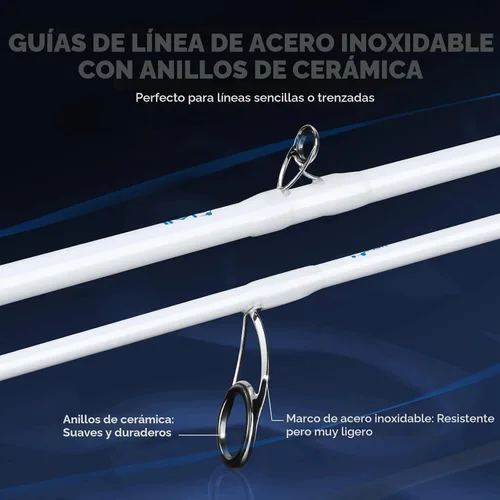Vista 4 de KastKing Centron Lite Twin Tip Spinning & Casting Fishing Rods
