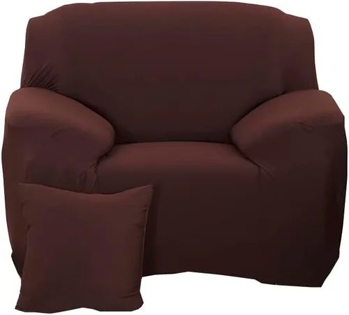 Vista 10 de Funda elástica lisa para sofá, funda elástica y ajustada de color sólido para sala de estar, silla, funda de sofá esquinero en forma de L que Beige