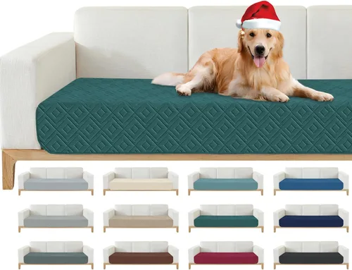 Vista 24 de Manta Impermeable para Sofá para Perros 2026 (30"x53") Cómoda Alfombrilla de Sofá de Dos Plazas para Mascotas con Respaldo Antideslizante, Forro
