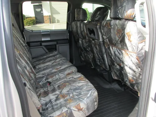 Vista 2 de Durafit Fundas de Asientos Hechas a Medida, FD81 DS1 C 2016-2025 F250/F550 Camuflaje Endura y para Ford F150 Super Crew 2015-2019 Asientos