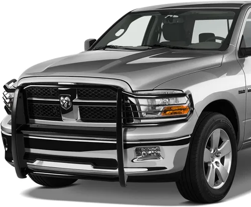 Vista 5 de DNA MOTORING GRILL-G-022-BK - Protector de rejilla para parachoques delantero, color negro, compatible con Ram 1500 09-18