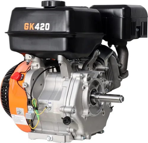 Vista 4 de Genkins Motor multiusos a gas de arranque de retroceso de 15 HP 420cc, GK420..