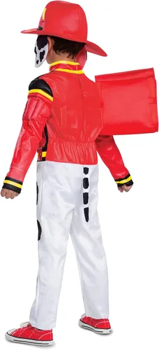 Vista 3 de Paw Patrol Movie Marshall Deluxe - Disfraz infantil Rojo