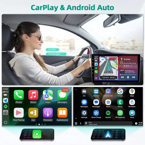 Vista 3 de 1+32G 9 pulgadas Android 13 coche estéreo para Honda CR-V CRV 2007, 2008, 2009, 2010, 2011 pantalla táctil IPS Radio de coche con Carplay y Android