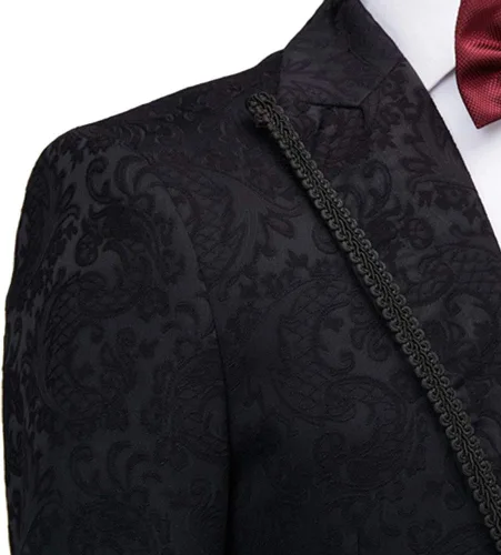 Vista 3 de Wemaliyzd Blazer de Esmoquin Slim Fit para Boda Cóctel Traje separado