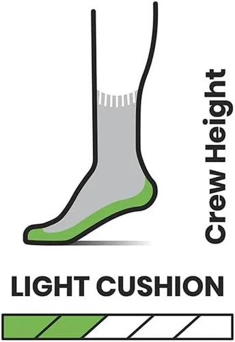 Vista 2 de Smartwool Calcetines de tripulación con cojín ligero de senderismo