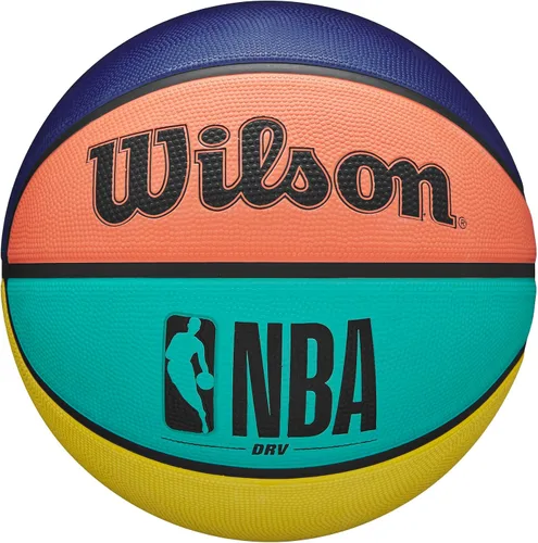 Vista 17 de Wilson NBA DRV Balón de baloncesto para exterior - Indigo/Beige, Tamaño 6, 28.5 pulgadas